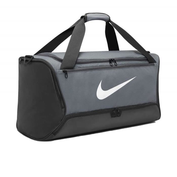 Bolsa de viaje - Nike - Brasilia 9.5 - Gris - Talla única - Con cremallera