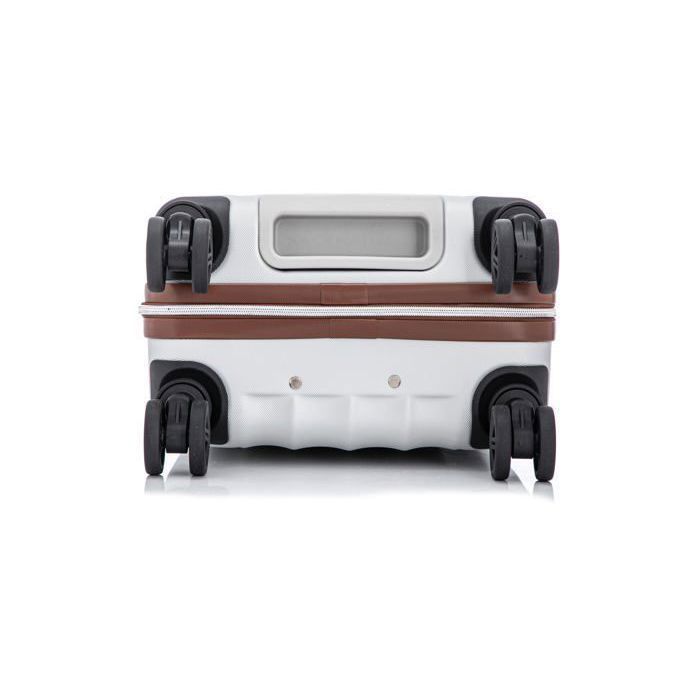 Maleta de cabina - CELIMS FRANCE - Modelo 2025 - 45x36x20 cm - Cerradura de combinación - Plata de ley