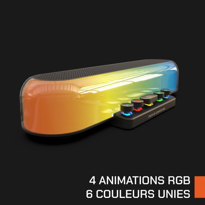 Gaming soundbar - NOVA GAMING - Ursae - RGB LED - Black