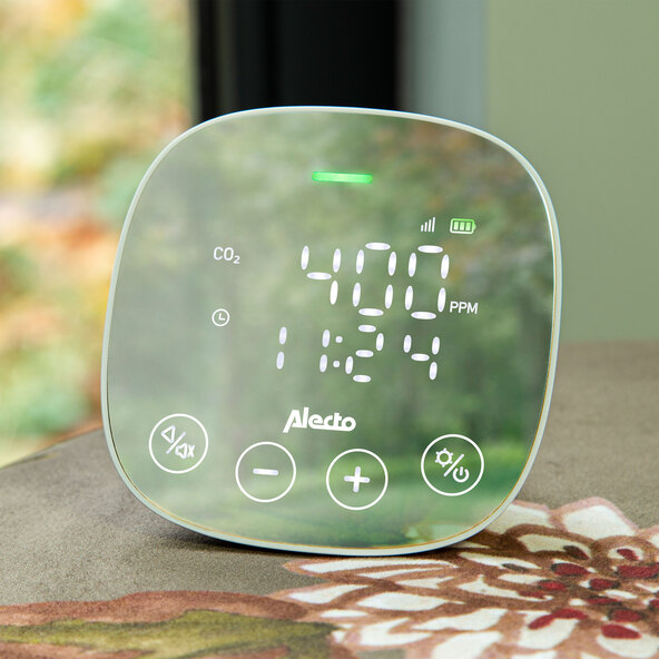 Dispositivo de medição de CO2 com sensor NDIR