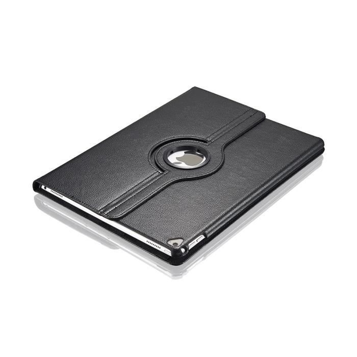 360° Rotating Case - Phonillico - iPad 9/8/7 - 10.2 inch - Black - Multi-position