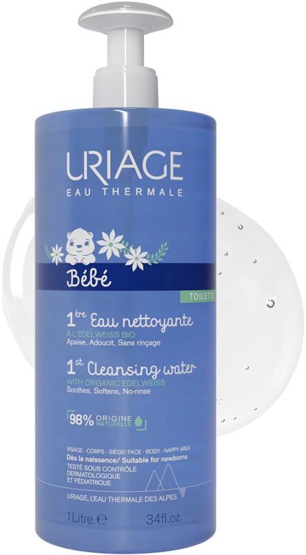 Uriage Bébé 1ª Água de Limpeza para o corpo e rosto