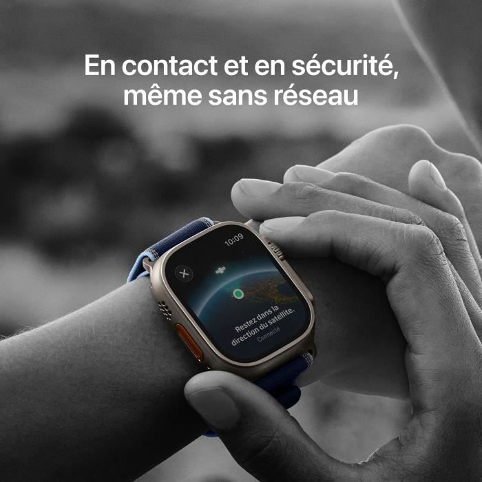 Apple Watch Ultra 3 GPS + Cellular - 49 mm - Cassa in titanio nero - Cinturino Alpine Loop nero - Taglia piccola