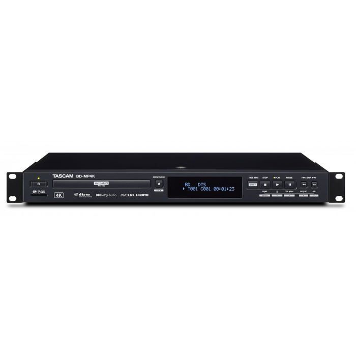 Tascam BD-MP4K lecteur Blu-Ray 4k UHD