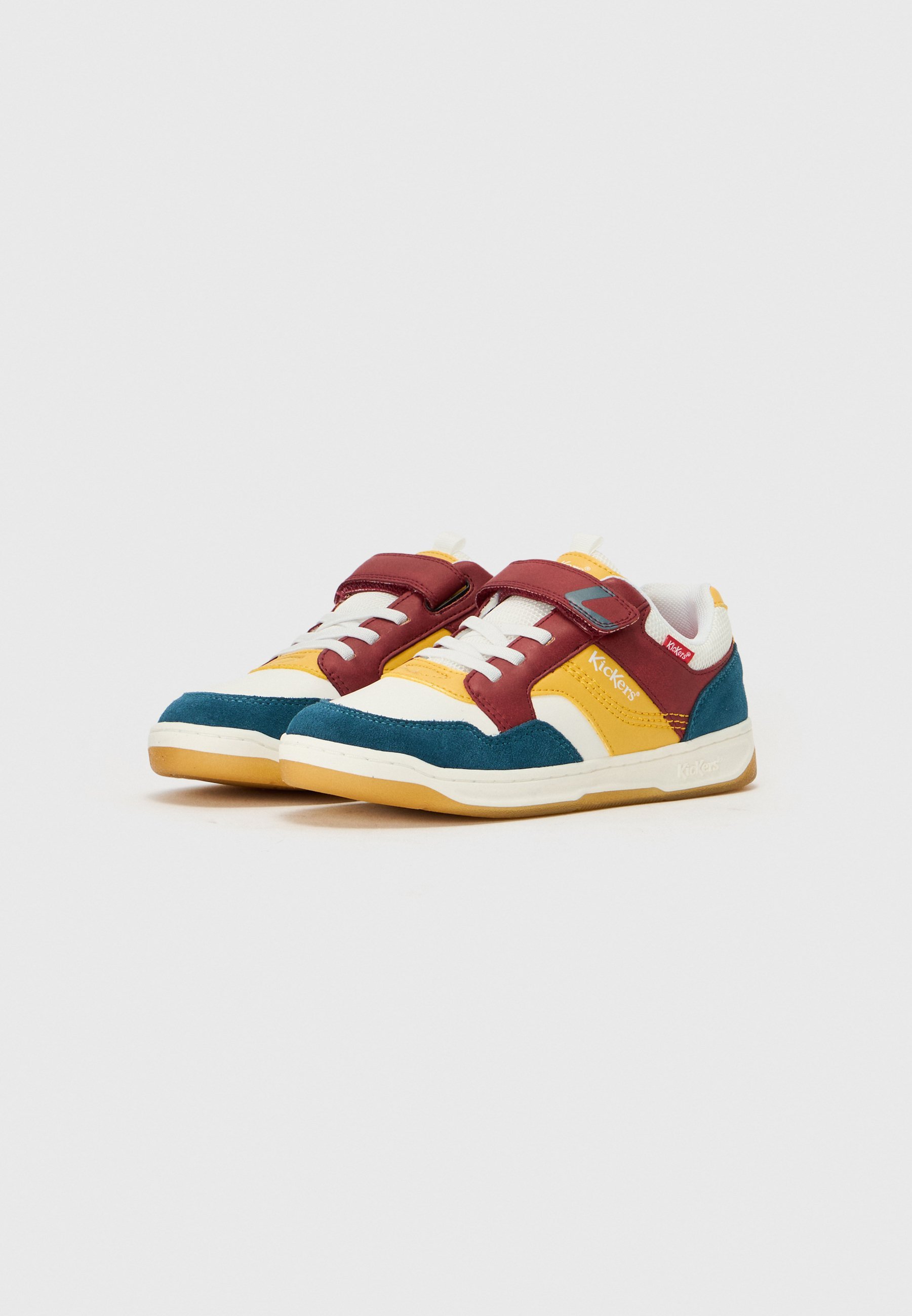 Kickers KICKARTING UNISEX - Sneakers laag - blanc/bordeaux/blauw