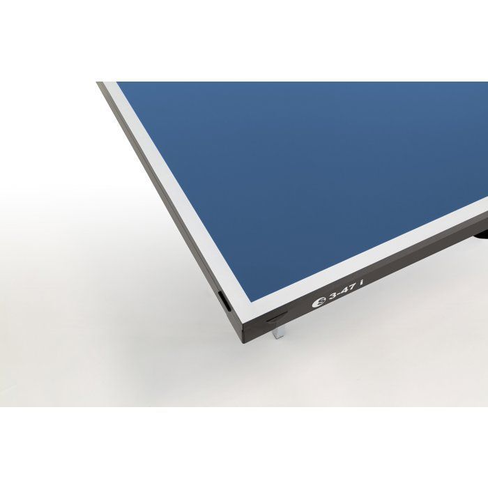 Table tennis table - SPONETA - S3-47i - Folding - Indoor use - Adjustable fixed net + side supports - Grey and blue