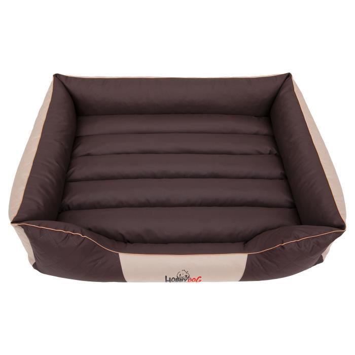 L lit pour chien PREMIUM – marron-beige