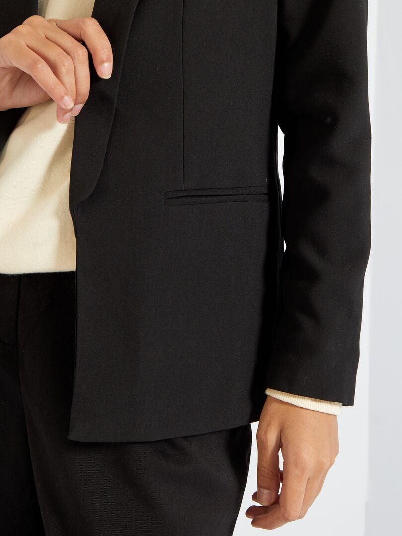 Blazer midi - Preto