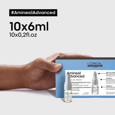 L'Oréal Professionnel Serie Expert Aminexil Advanced Anti Chute Ampuls Hiustenlähtöä Stimuloiva Redensifiers 6 x 10 ml 6 x 10 ml