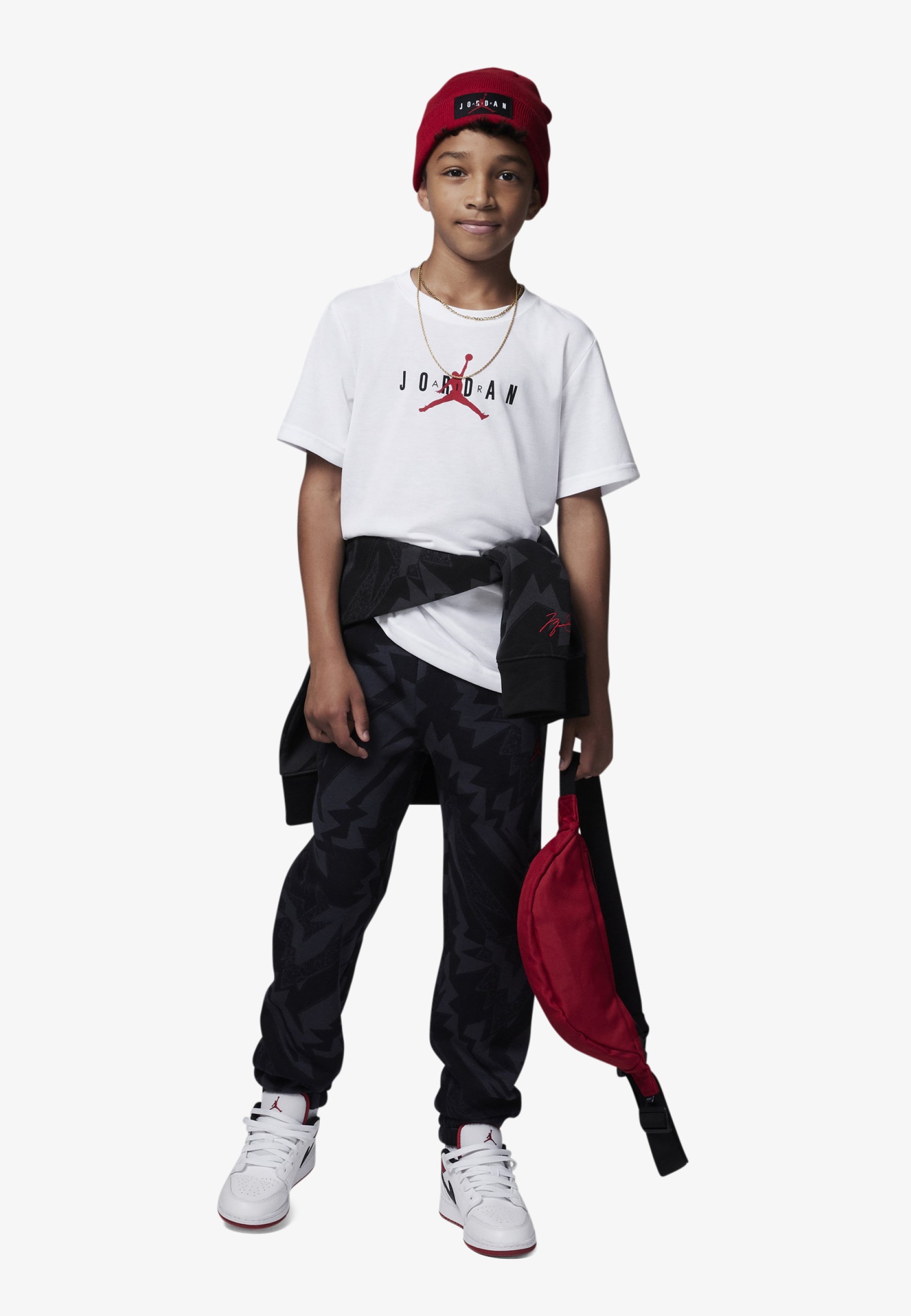 Jordan JUMPMAN - T-shirt met print - wit