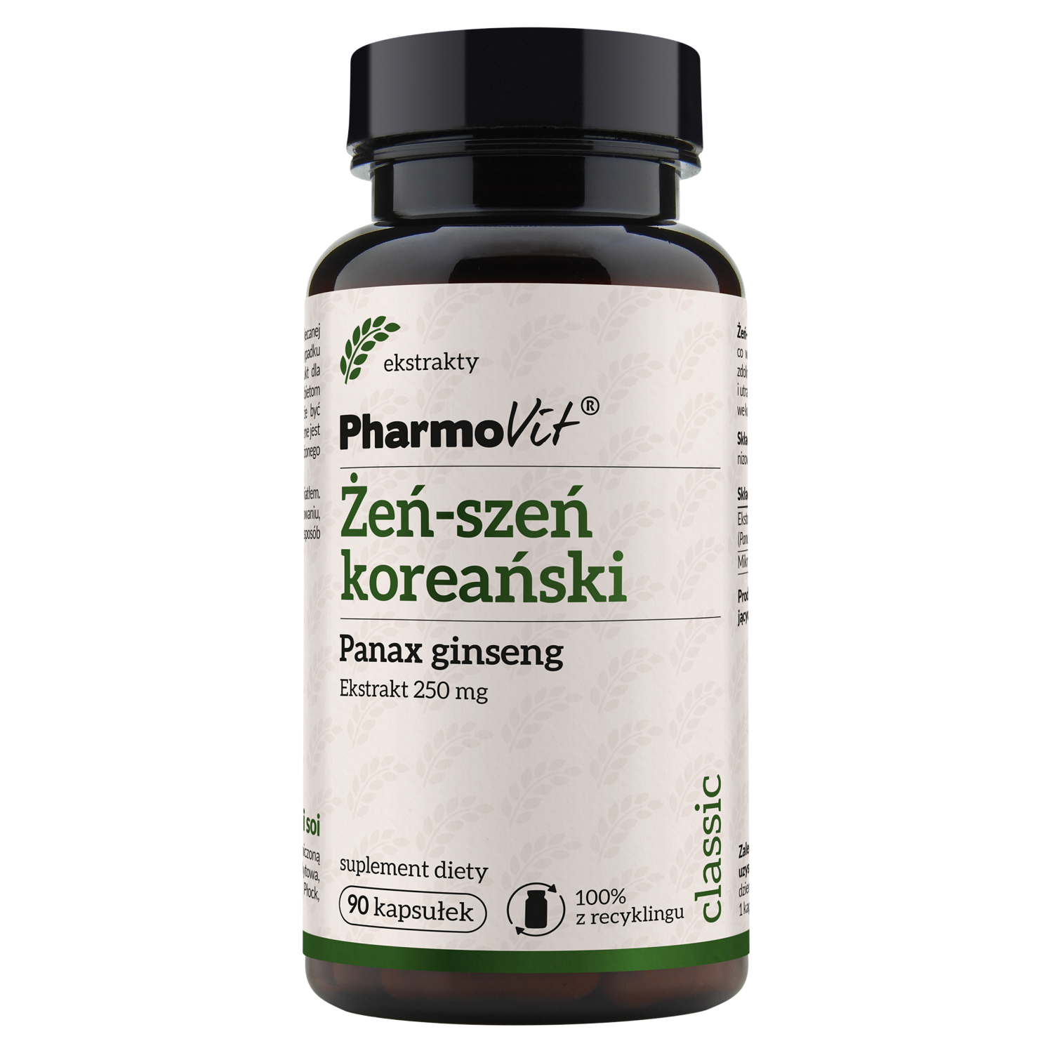 Pharmovit korejski ginseng 250 mg