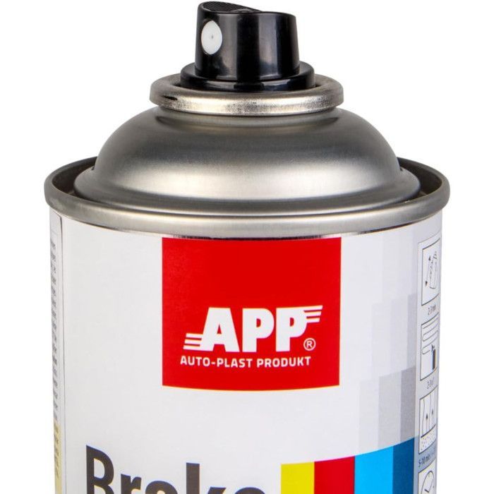 Spray paint - Red - For brake calipers - Heat resistant - APP - 400ml