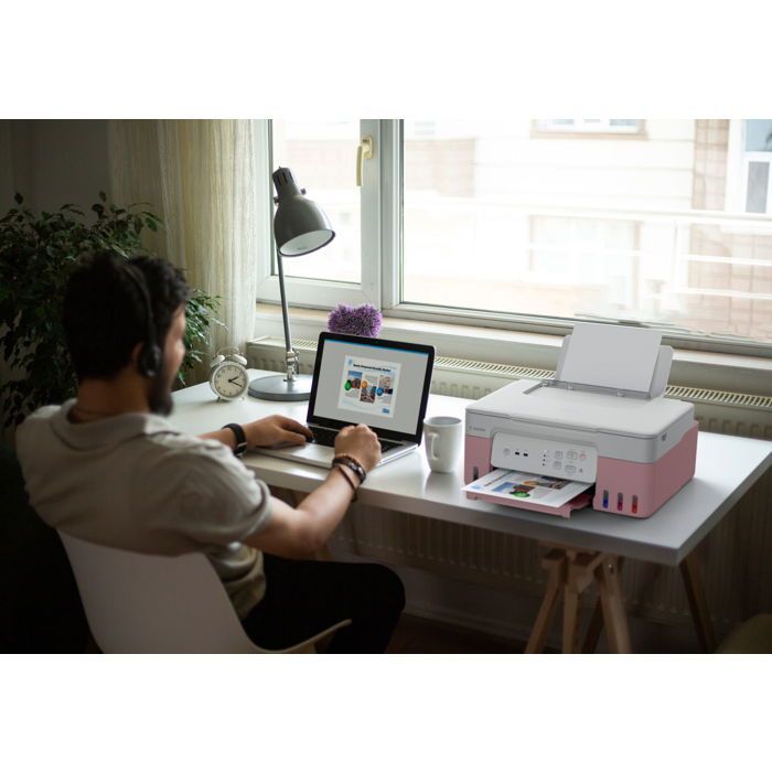 Imprimante multifonction - Canon - PIXMA G3430 - Couleur rose - Jet d'encre - A4 WiFi