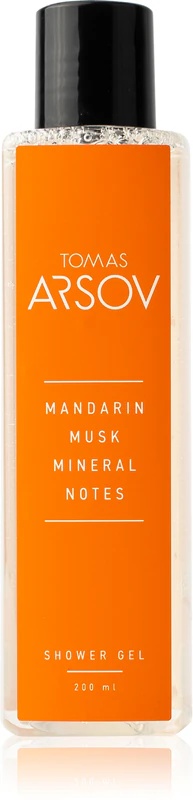 Tomas Arsov Mandarin Mošus Mineral Notes Gel za prhanje parfumirani gel za prhanje