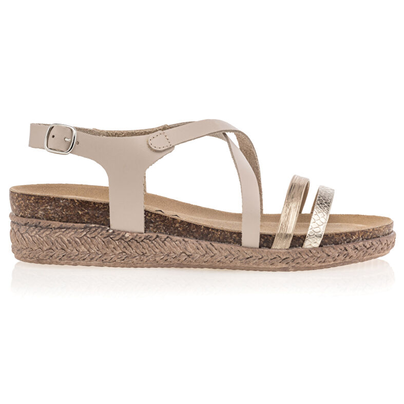Sandales / nu-pieds Femme Beige
