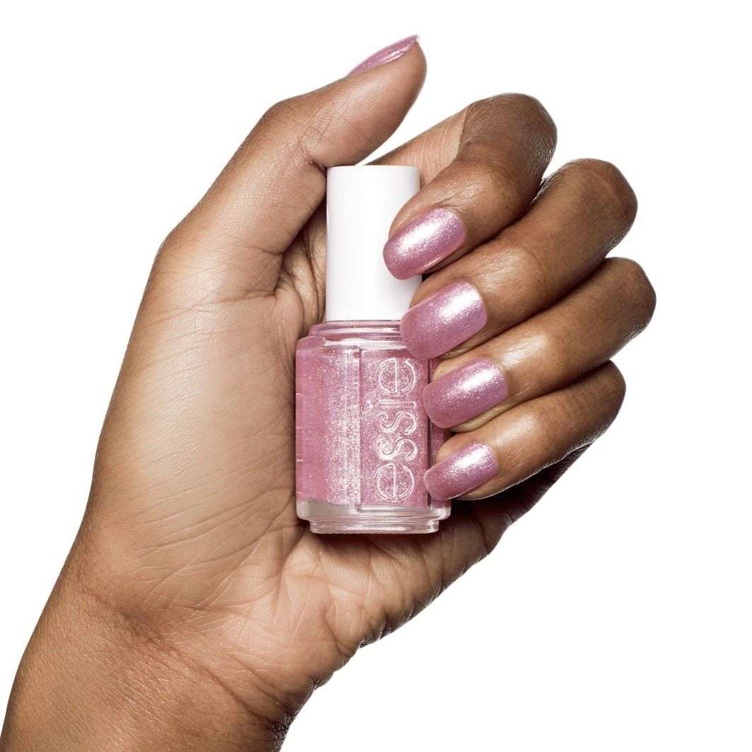 Essie lak za nokte s glitterom u ružičastoj i ljubičastoj boji - 13,5 ml