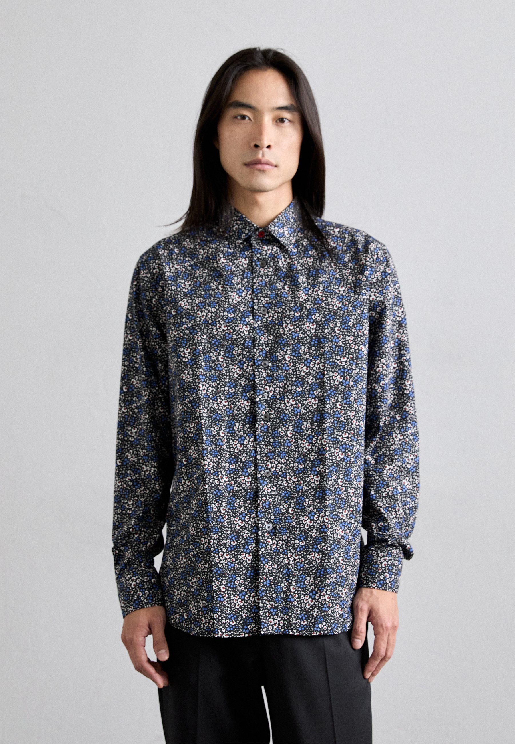 Camicia Paul Smith su misura - blu/rosa