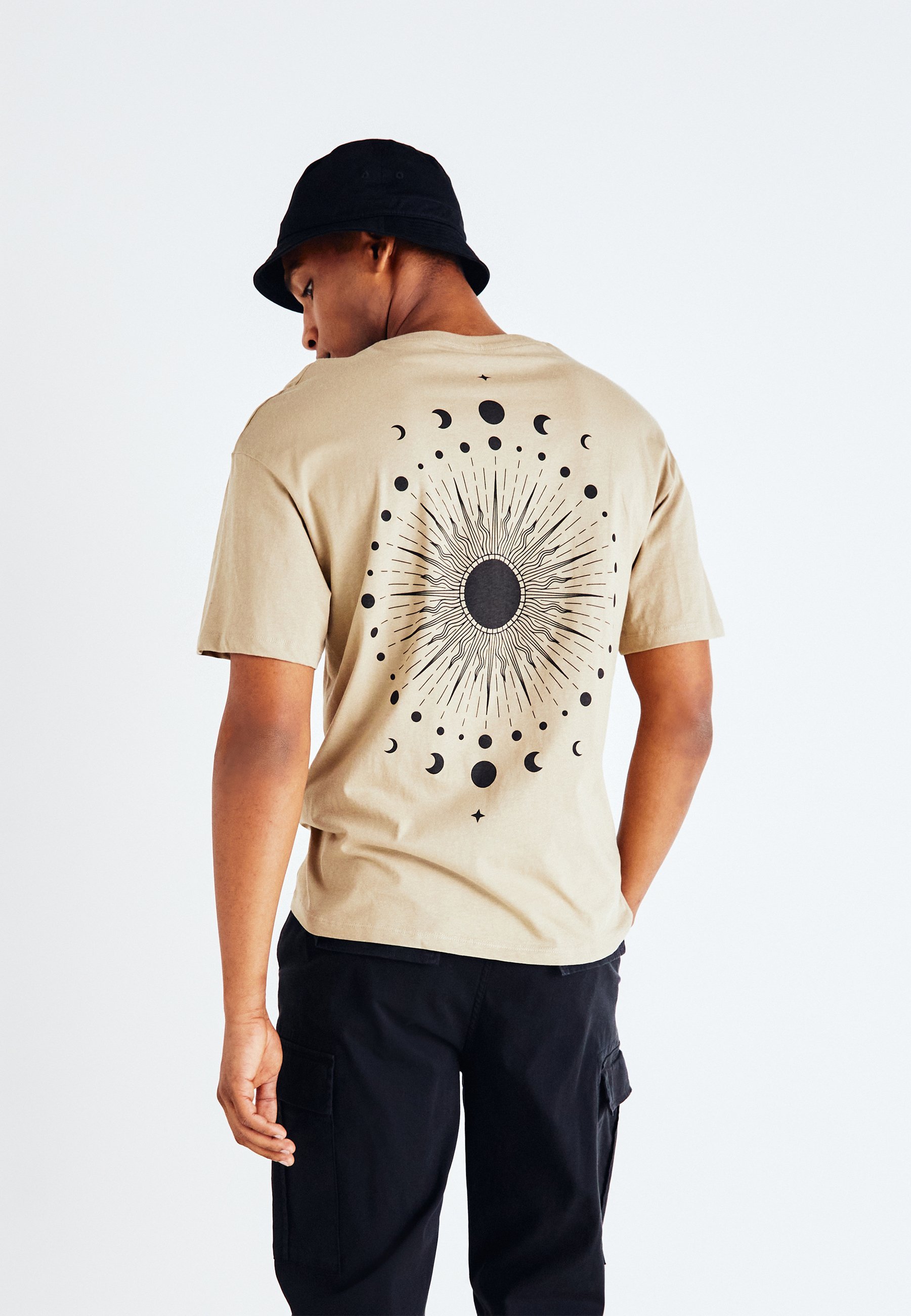 Maglietta girocollo Jack & Jones JORJUPITOR TEE - Stampa - beige