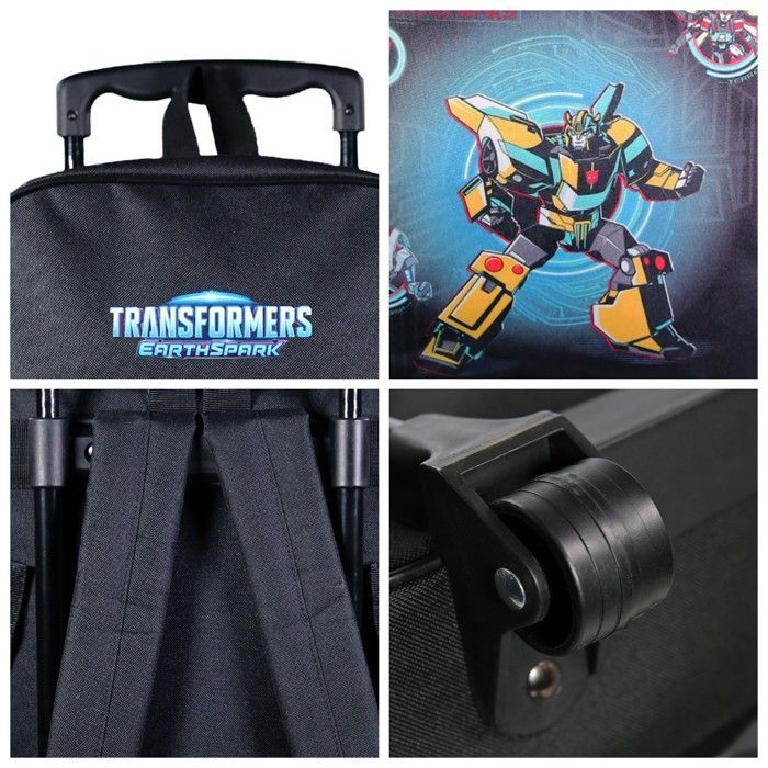 Transformers Black Rolling Backpack