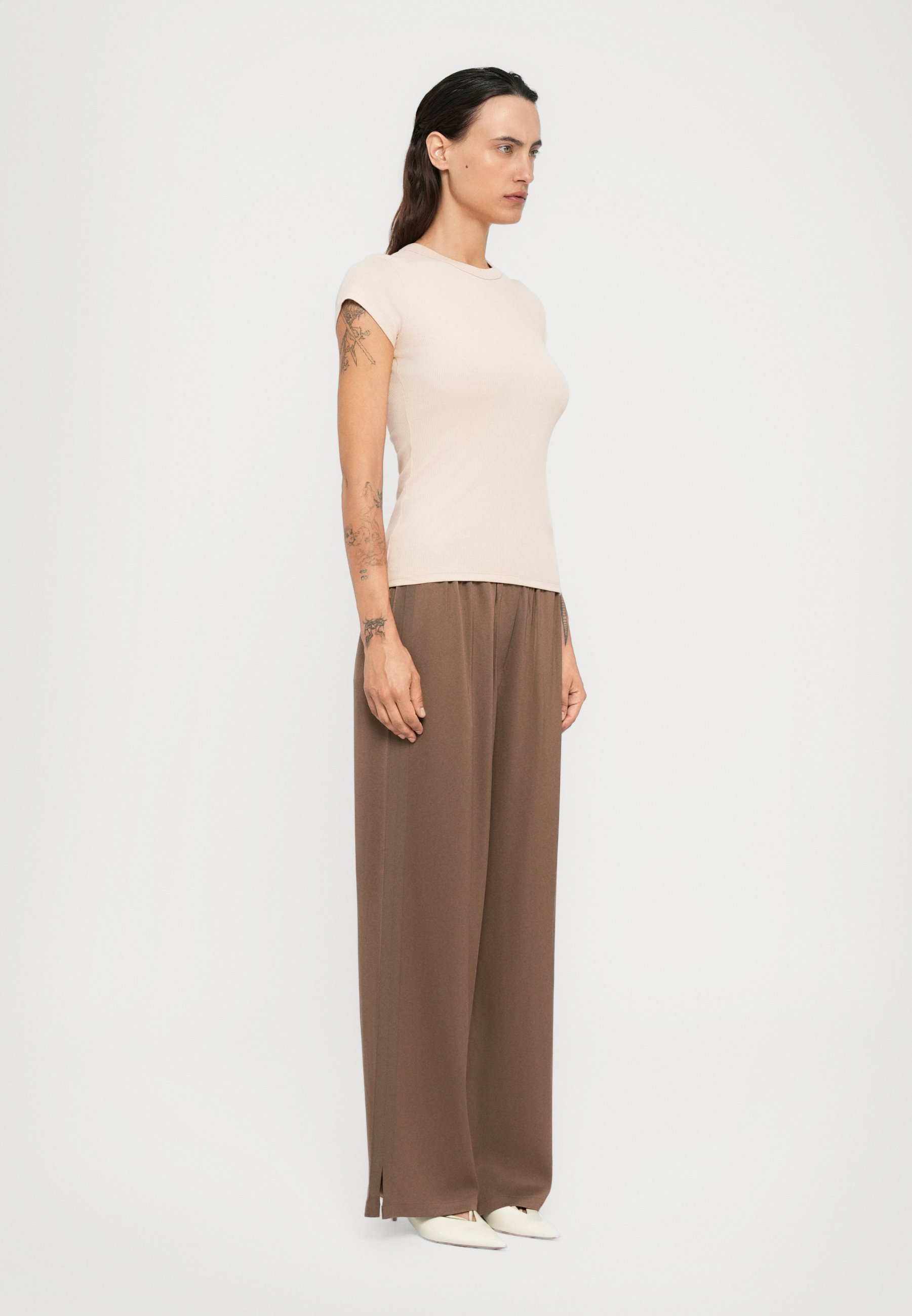 Filippa K FINE TEE - Basic T-shirt - oudroze