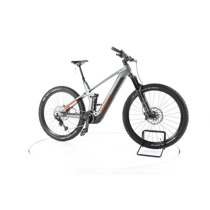 Bicicleta eléctrica Cube Stereo Hybrid 140 HPC SL - gris - Bicicleta de montaña eléctrica con suspensión completa - Bosch 750 Wh reacondicionada