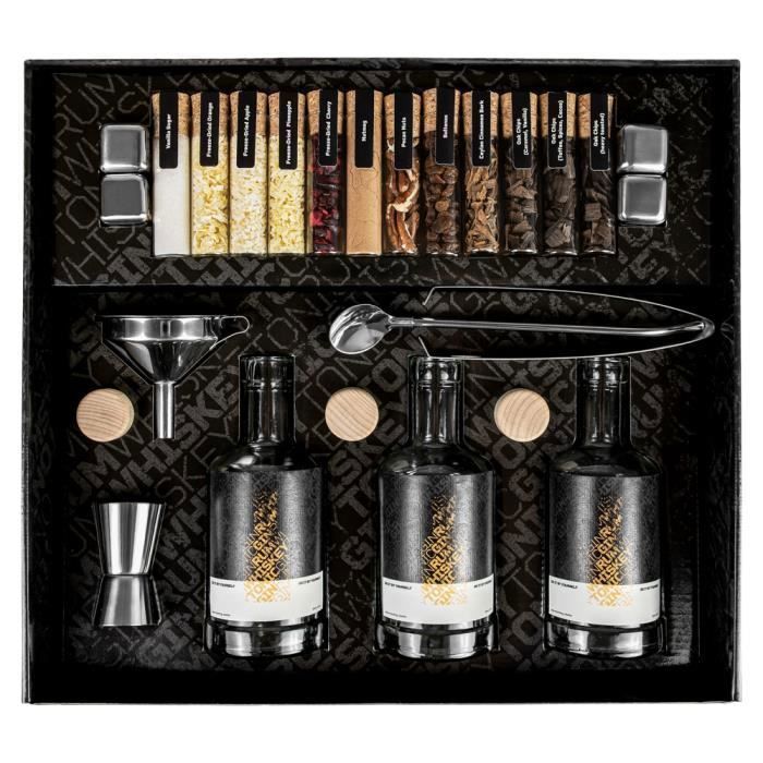 DIBYS DIY Rum Making Kit with Spices and Bar Accessories - Gift for Dad