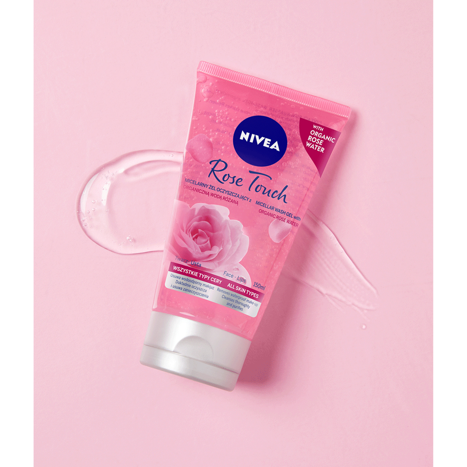 Nivea Micellar Gel Facial with Rose Water 150ml MicellAIR