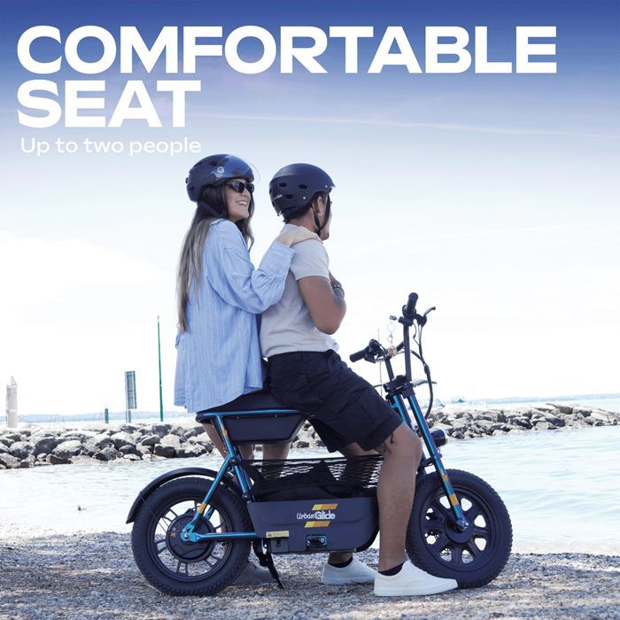 Bicicletta elettrica senza pedali URBANGLIDE Thunder 160, velocità massima 25 km/h, autonomia 30 km, freni a disco, ruote da 16