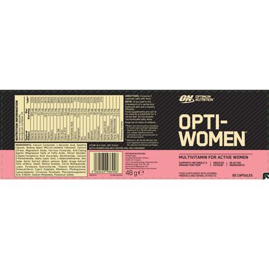 Optimum Nutrition multivitaminový doplněk pro ženy Optiwomen 60 kapslí 60 kapslí