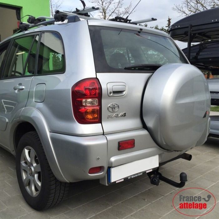Attelage Toyota Rav 4 (06/00-02/06) Col de cygne + faisceau universel 7 broches - Auto-Hak
