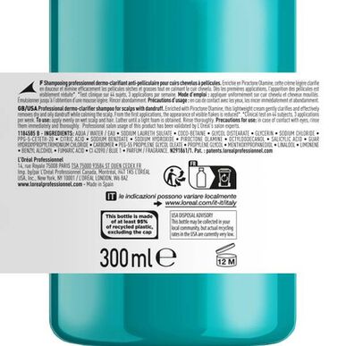 L'Oréal Professionnel Serie Expert Scalp Advanced Pelliculaire Schampo Lugnande torr och fet hårbotten Anti-mjällschampo 300 ml 300 ml