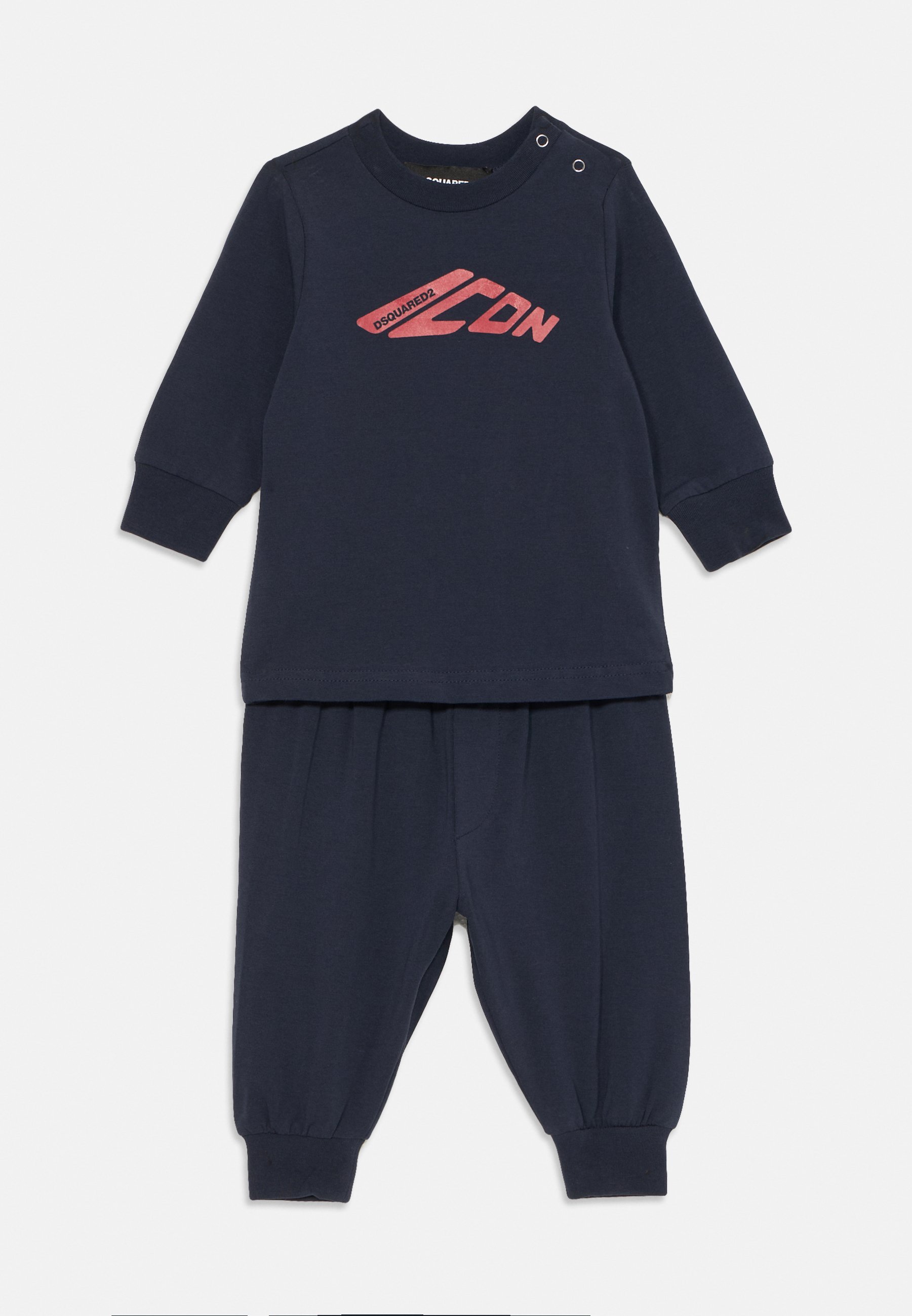 Dsquared2 BABY ICON SET - Pikkade varrukatega pluus - must iiris