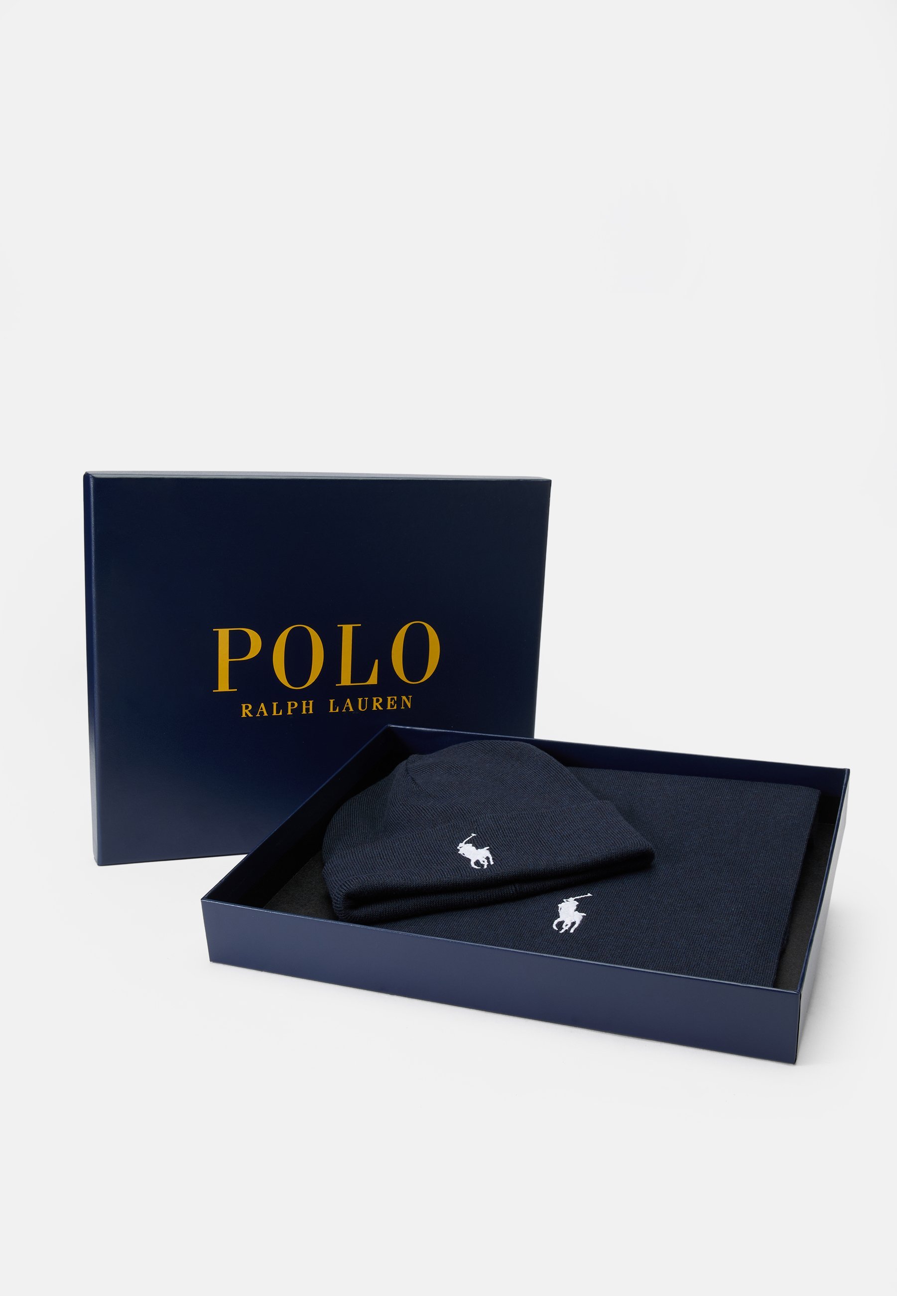 Conjunto Unissex Polo Ralph Lauren - Gorro - azul marinho mesclado