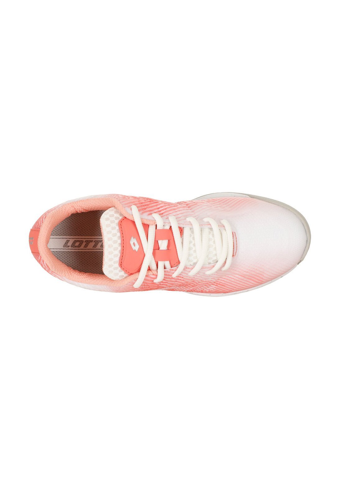 Lotto MIRAGE 300 - Multicourt tennisschoenen - volledig wit/lichtroze/perzikkleurig