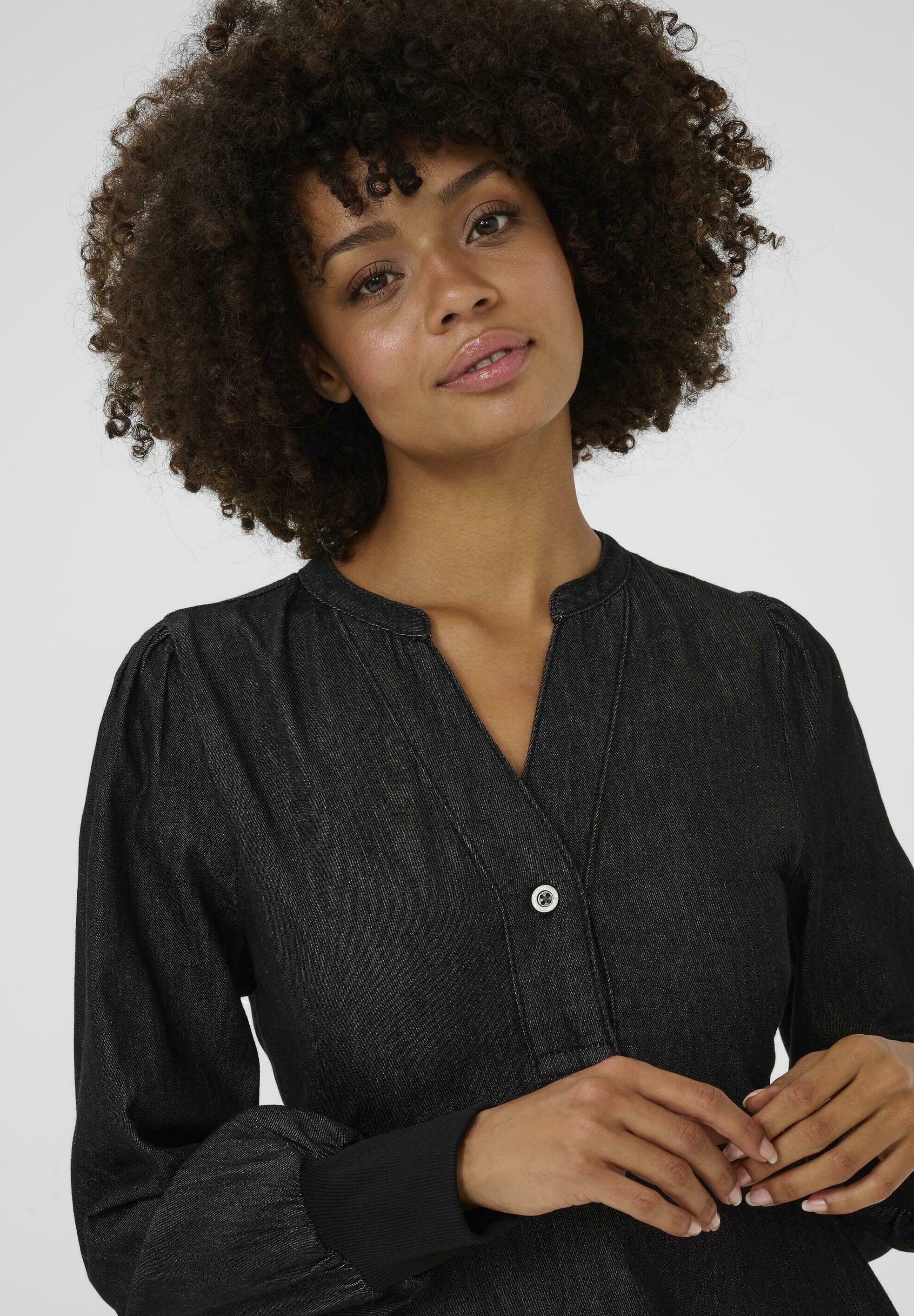 Džínové šaty Culture ALLURA ARPA - Džínové šaty - black wash