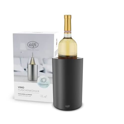 ALFI VINO, VELVET BLACK MATTE, STAINLESS STEEL BOTTLE COOLER, FOR