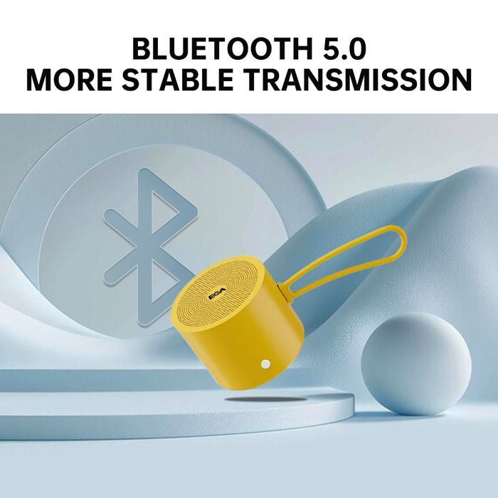 Enceinte Bluetooth Puissante Surround Stéréo 360 °Enceinte Portable sans Fil Jaune