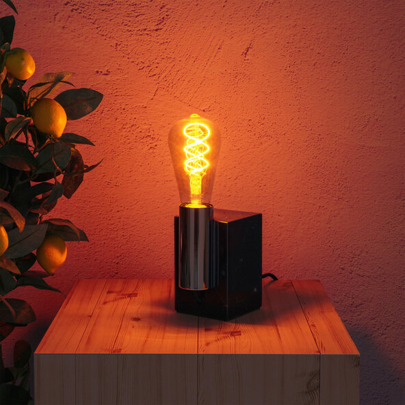 LED-Λευκό Dilly Ø 6,4 cm E27 4 W, Σετ 3 τεμαχίων