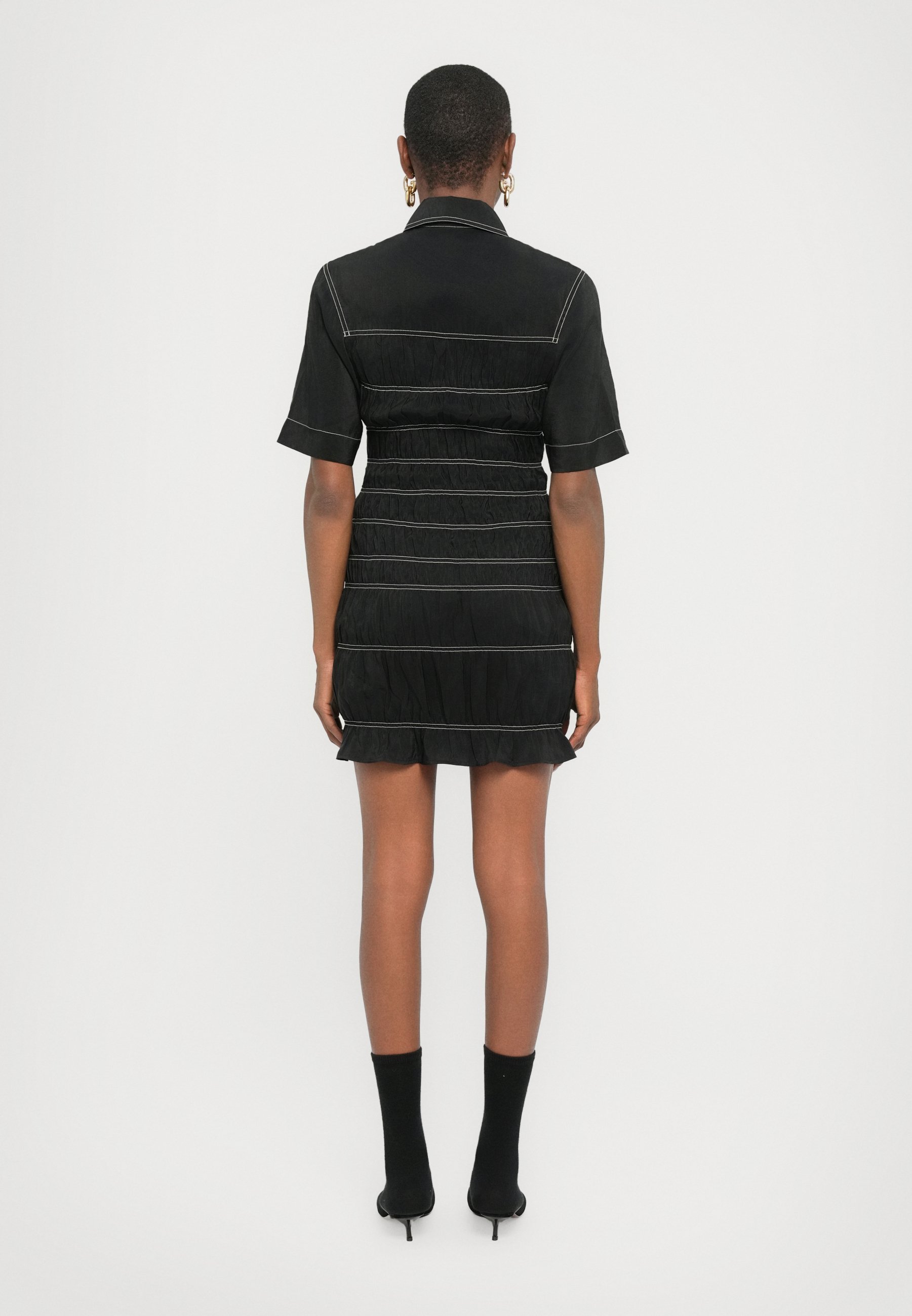 Robe-chemise Nanushka NOMIA - noire