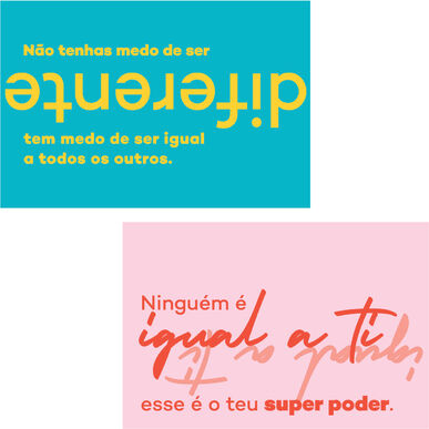 SEM MARCA Conjunto Postais Wells Fica Bem Contigo      14 un 14 un