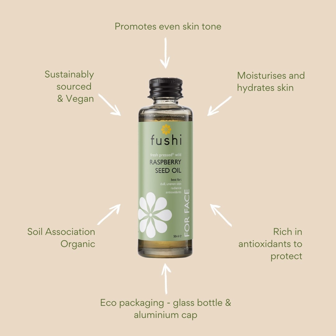 Fushi Ansiktsolja Hallonfröolja - 50 ml