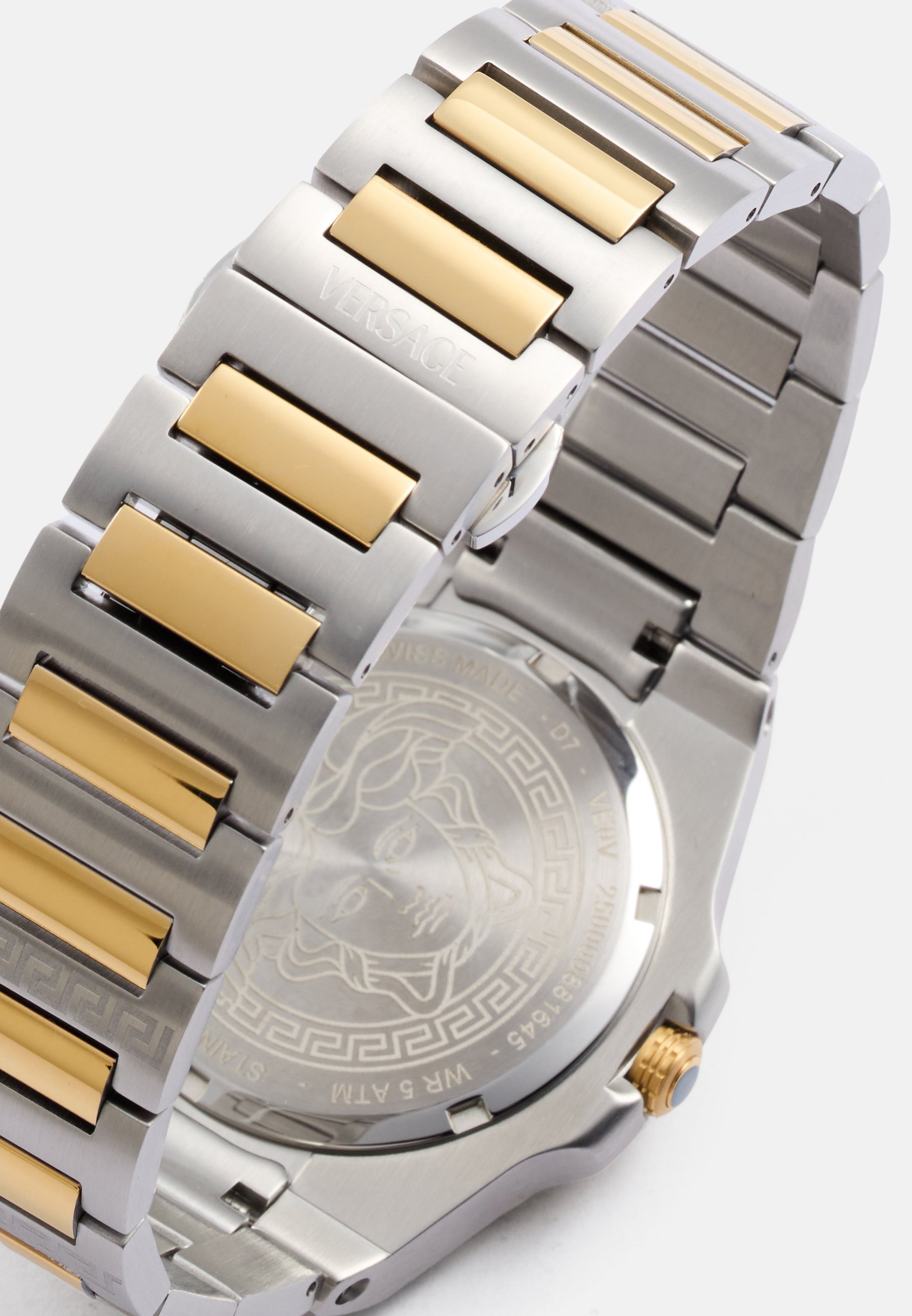 Versace TOLOMEO - Horloge - zilverkleurig/goudkleurig