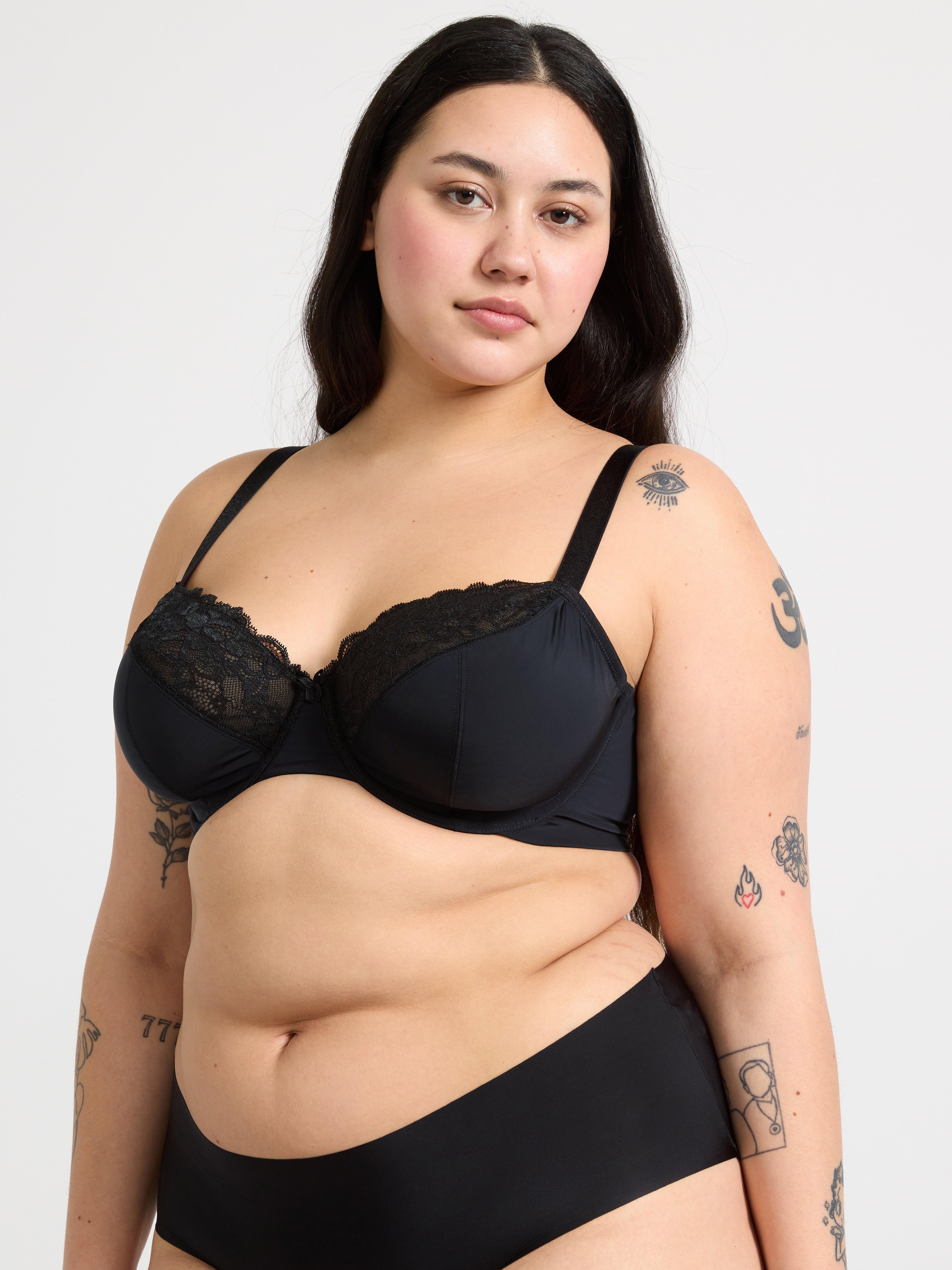 Aster ovadderad bh Black