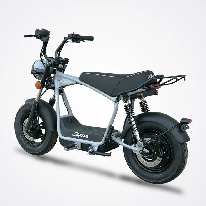 SKYTEAM DAX E-WAT 1200W Electric Motorcycle / Grey