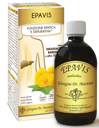 DR. GIORGINI Dr. Giorgini Epavis alcoholvrij vloeibaar leversupplement 500 ml Leverwelzijn