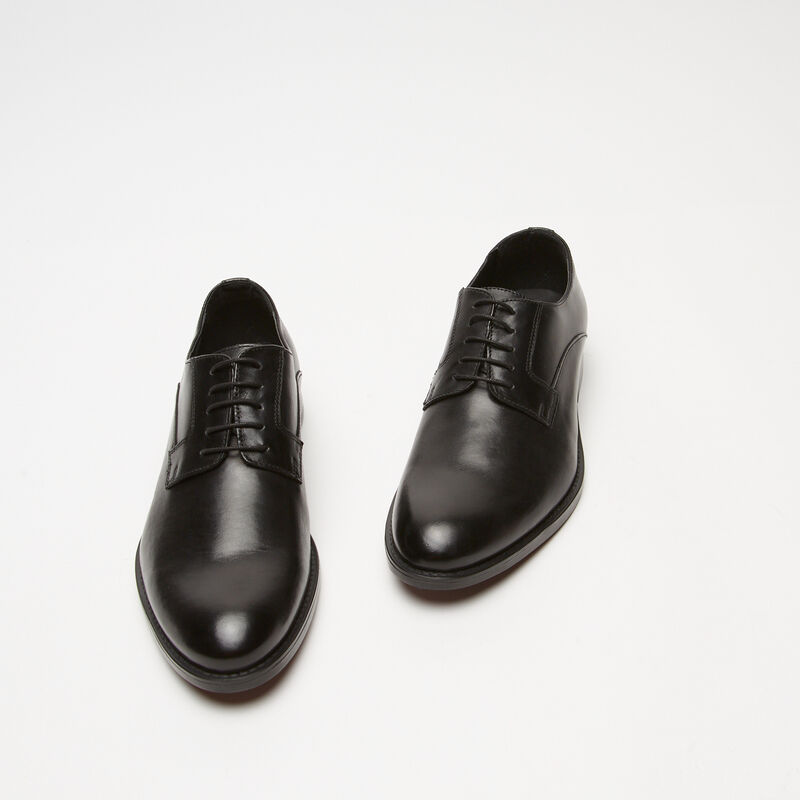 Męskie skórzane buty sznurowane