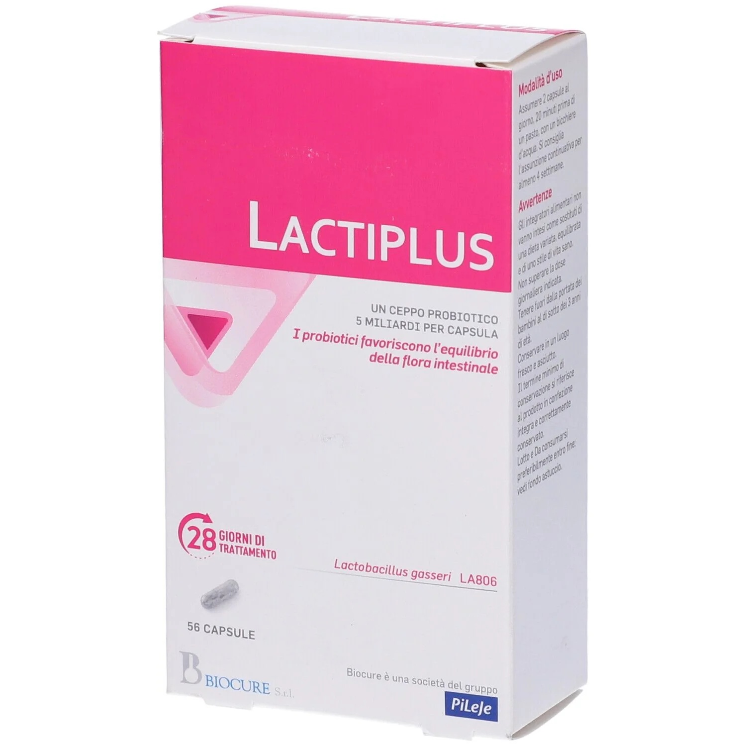 BIOCURE Lactiplus 56 gélules