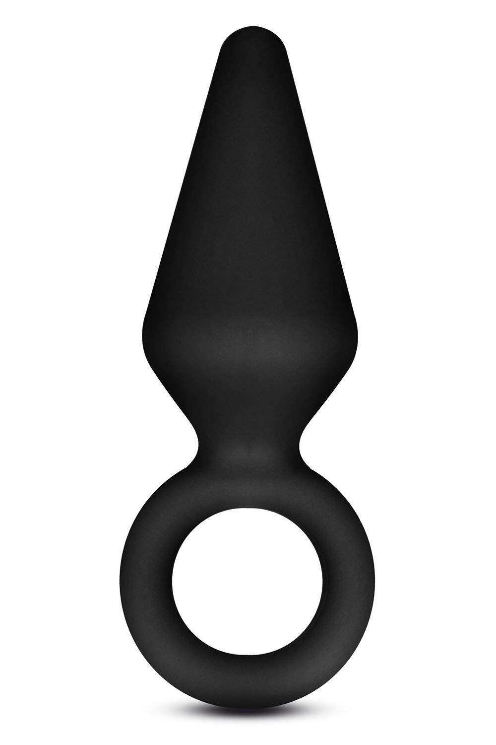 Plug anal Blush Anal Adventure Platinum en silicone, petit, noir