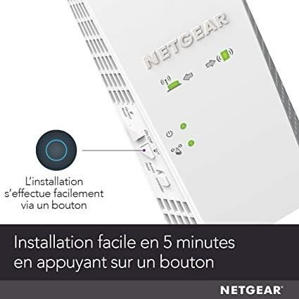 Répéteur WiFi Mesh - NETGEAR - EX7300 - AC2200 - 2.2 Gbps - Smart Roaming