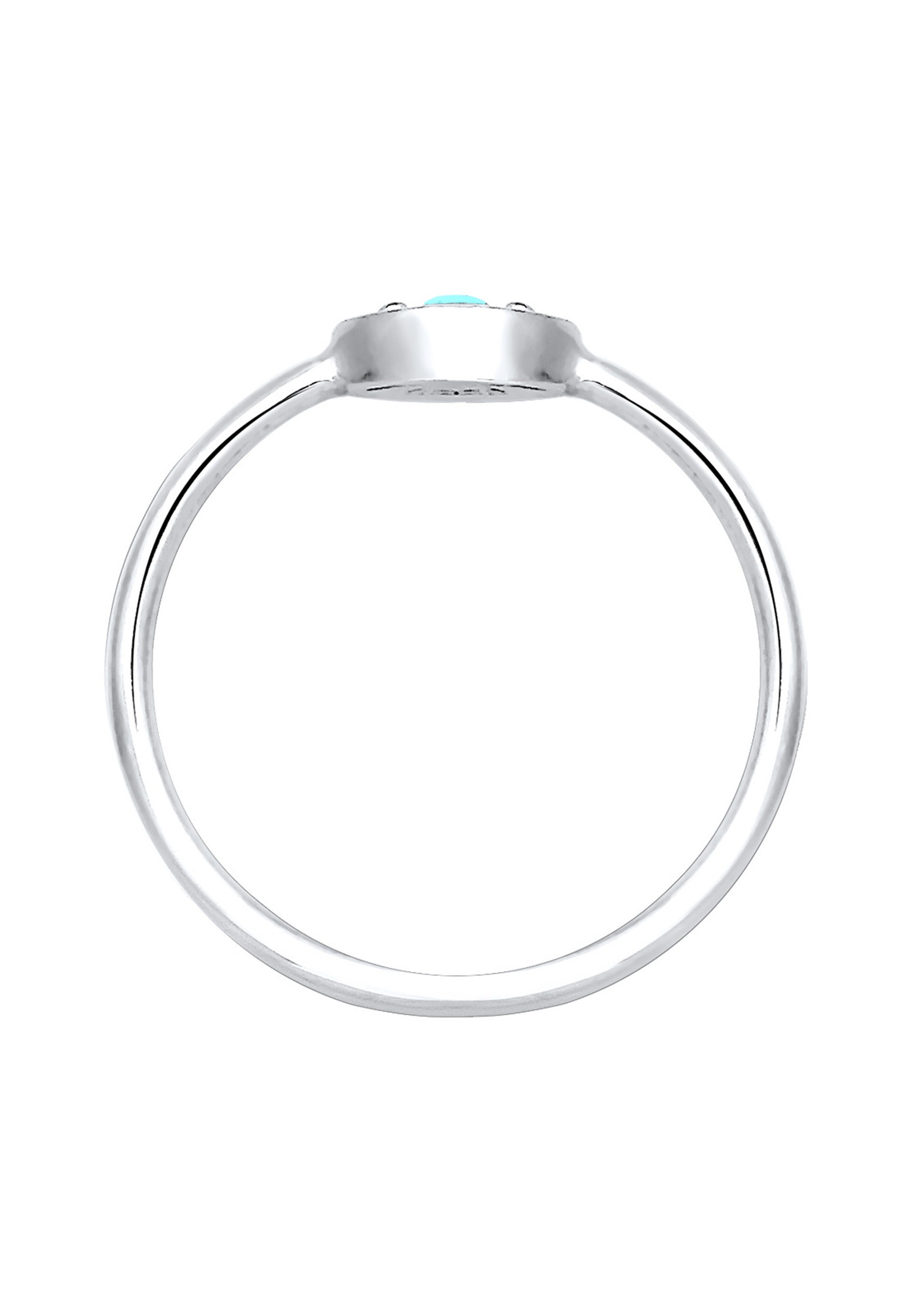 Elli Femmes Mauvais Œil Talisman avec Howlite en Argent Sterling 925 Plaqué Or